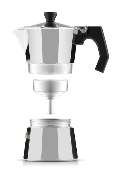 Shop Joyjolt Italian Mokapot Espresso Machine In Silver