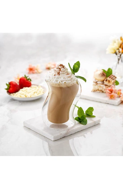 Shop Joyjolt Pivot Double Wall Coffee Glass In Clear