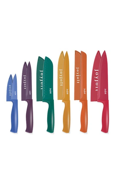 Shop Joyjolt 12-piece Knife Set In Multi