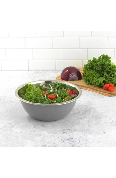 Shop Joyjolt Stainless Steel Mixing Bowls In Grey