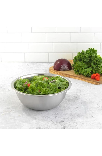 Joyjolt Stainless Steel Mixing Bowls In Silver