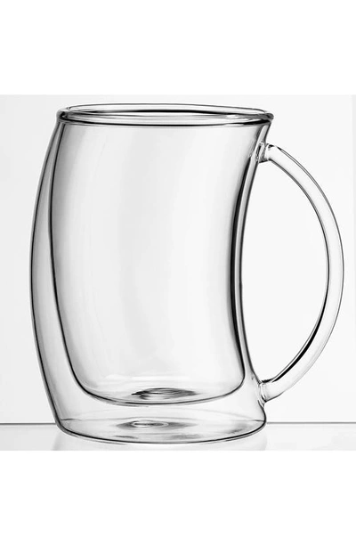 Shop Joyjolt Caleo Double Wall Glass In Clear