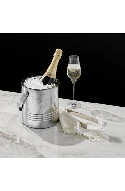 Joyjolt Doube Wall Stainless Steel Ice Bucket Set In Silver