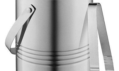 Joyjolt Doube Wall Stainless Steel Ice Bucket Set In Silver