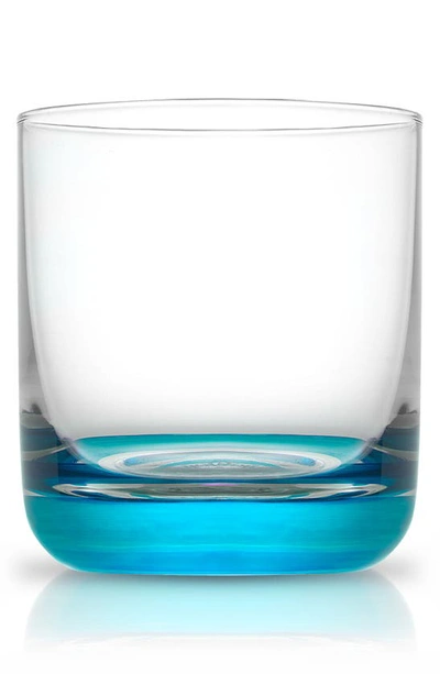 Joyjolt Hue Colored Double Old Fashion Glass In Multi