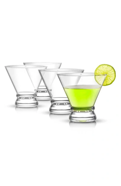 Shop Joyjolt Afina Crystal Stemless Martini Glass In Clear