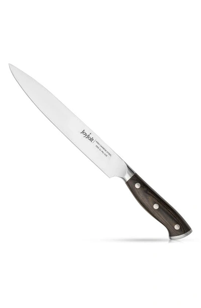 Shop Joyjolt 8" Slicing Knife In Silver/ Black