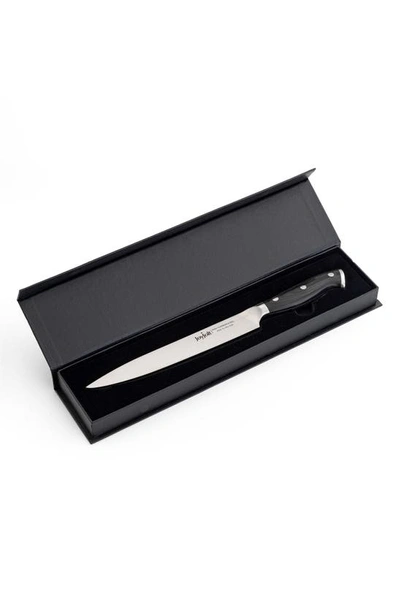 Joyjolt 8" Slicing Knife In Silver/ Black