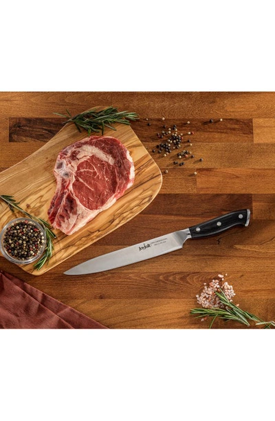 Joyjolt 8" Slicing Knife In Silver/ Black