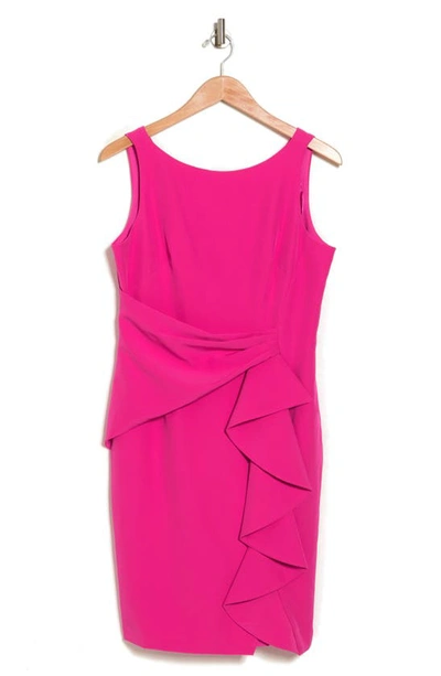 Marina Cascade Short Dress In Fus