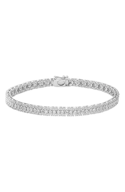 Shop Effy Sterling Silver Diamond Tennis Bracelet