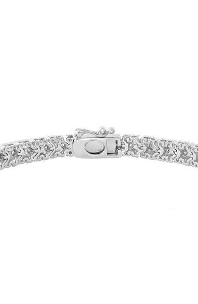 Shop Effy Sterling Silver Diamond Tennis Bracelet