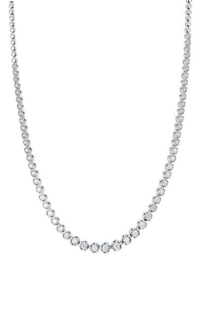 Shop Effy Sterling Silver Diamond Necklace