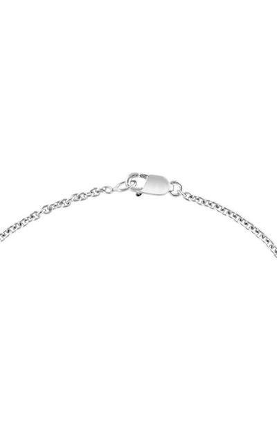 Effy Sterling Silver Diamond Initial Bracelet In Silver/ S
