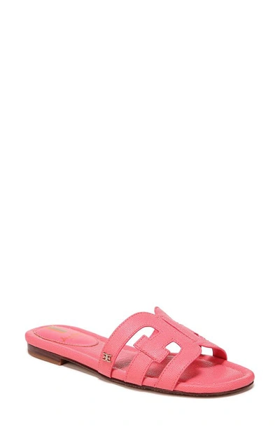 Shop Sam Edelman Bay Cutout Slide Sandal In Calypso Coral Se