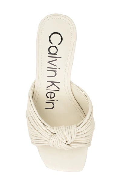 Shop Calvin Klein Beanca Slide Sandal In Ivory