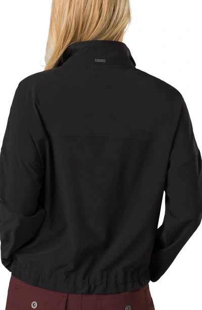 Shop Prana Railay Half Zip Pullover In Black