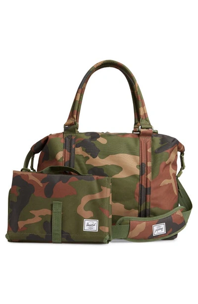 Shop Herschel Supply Co Strand Sprout Diaper Bag In Woodland Camo