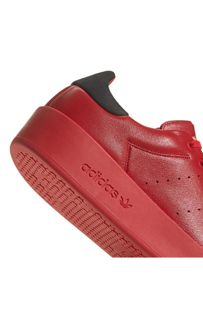 Shop Adidas Originals Stan Smith Recon Sneaker In Scarlet/ Scarlet/ Black