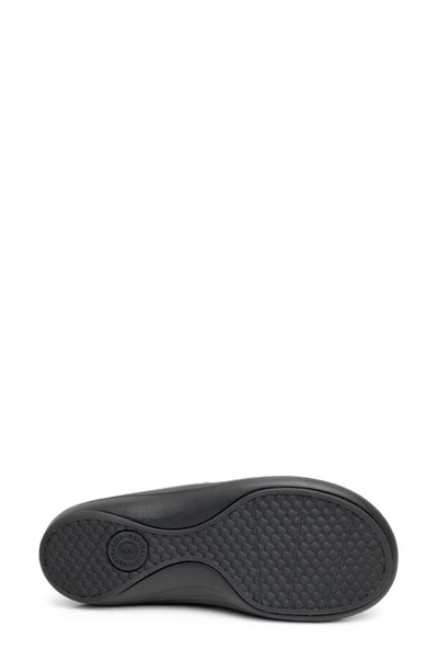Revitalign Siesta Orthotic Canvas Slip-on Shoe In Plum