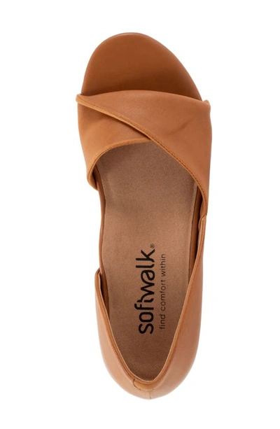 Softwalk Wide Width Cypress Sandal In Luggage
