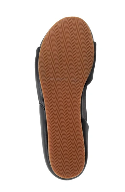 Softwalk Cypress Open Toe Flat In Black