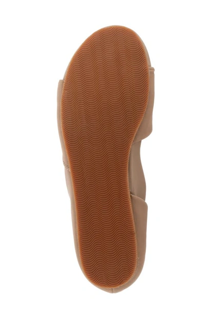 Softwalk Cypress Open Toe Flat In Beige