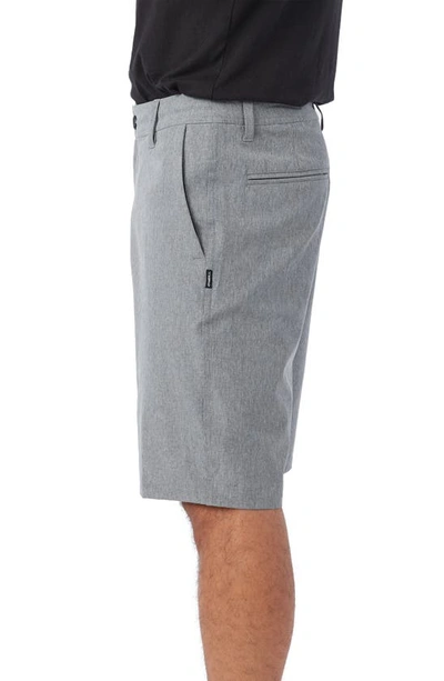 Shop O'neill Reserve Heather Hybrid Shorts In Grey