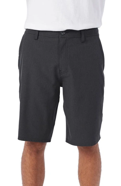 Shop O'neill Reserve Heather Hybrid Shorts In Black
