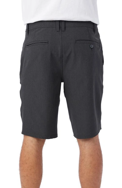 Shop O'neill Reserve Heather Hybrid Shorts In Black