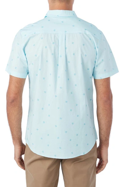 Shop O'neill Quiver Stretch Button-up Shirt In Sky