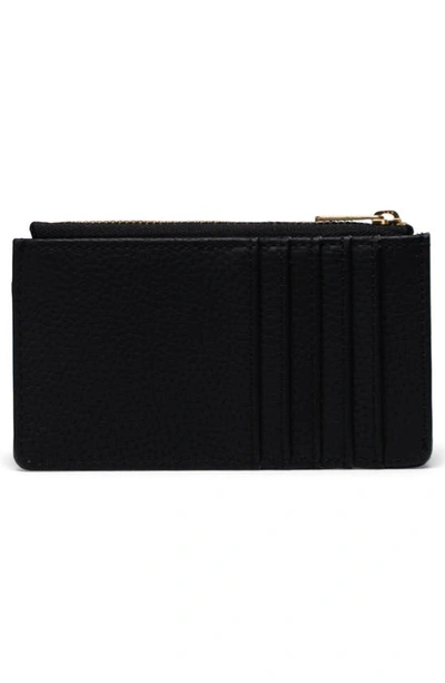 Shop Herschel Supply Co Oscar Ii Vegan Leather Rfid Wallet In Black