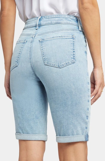 Nydj Briella Roll Cuff Denim Bermuda Shorts In Promise