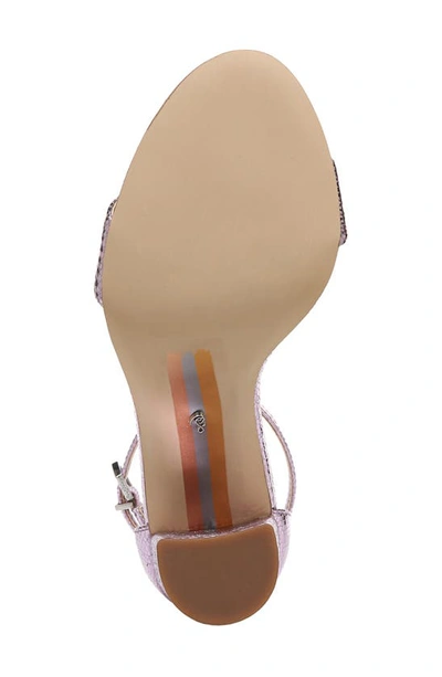 Shop Sam Edelman Yaro Ankle Strap Sandal In Lilac Quartz