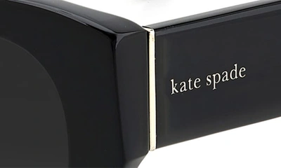 Shop Kate Spade Paisleigh 55mm Gradient Cat Eye Sunglasses In Black/ Gray Polar