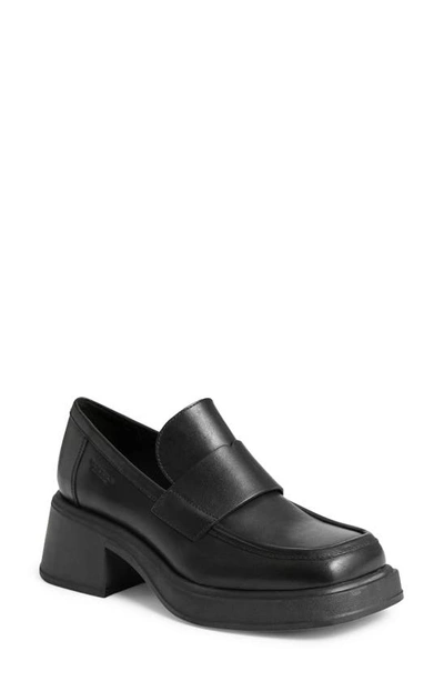 Lav en seng passe bekræft venligst Vagabond Shoemakers Dorah Platform Loafer In Black | ModeSens
