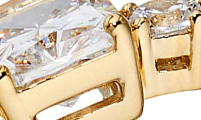 Shop Nadri Invitation Only Cubic Zirconia Hoop Earrings In Gold