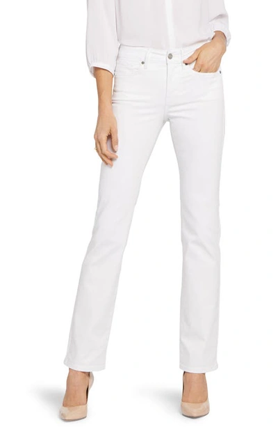 Shop Nydj Marilyn Straight Leg Jeans In Optic White