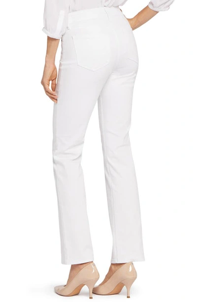 Nydj Marilyn Straight Leg Jeans In Optic White