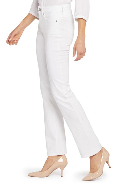 Nydj Marilyn Straight Leg Jeans In Optic White