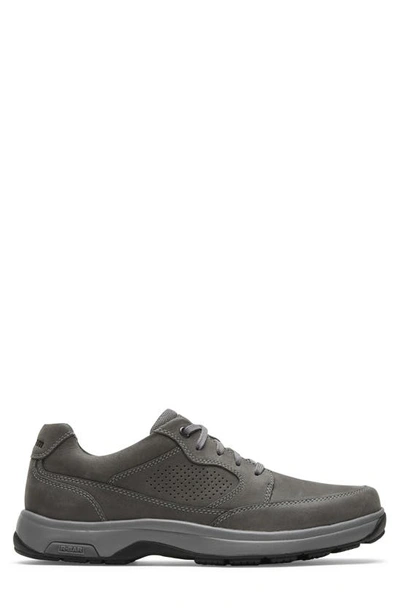 Shop Dunham 8000 Blucher Sneaker In Steel Grey Leather