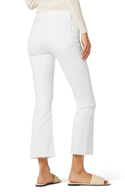 Shop Hudson Nico Raw Hem Crop Bootcut Maternity Jeans In White
