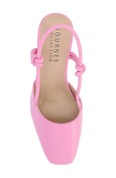 Journee Collection Margeene Slingback Pump In Pink