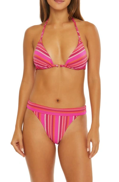 Shop Trina Turk Mari Triangle Bikini Top In Pink