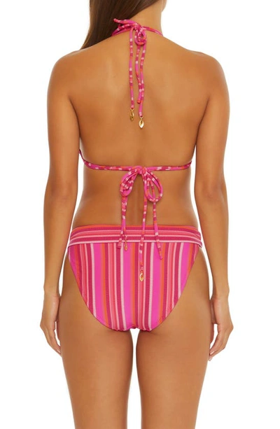 Shop Trina Turk Mari Triangle Bikini Top In Pink