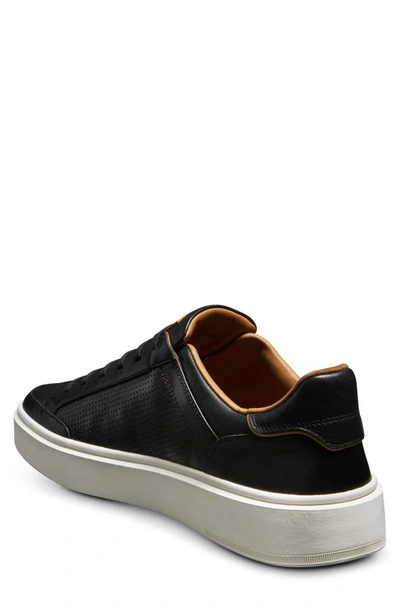 Shop Allen Edmonds Oliver Stretch Lace Slip On Sneaker In Black