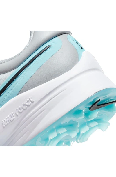 Shop Nike Air Zoom Infinity Tour Next% Golf Shoe In White/ Black/ Light Smoke Grey