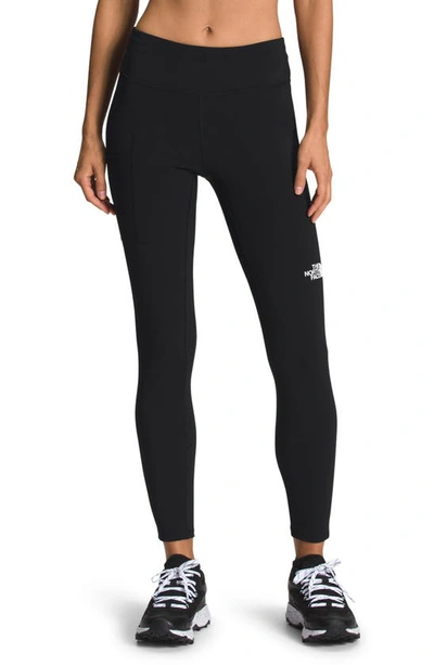 Shop The North Face Winter Warm Water Repellent Tights In Black