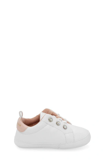 Shop Kurt Geiger Liviah Crib Shoe In White