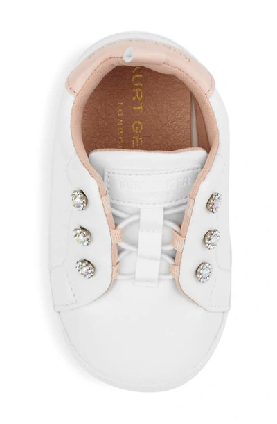 Shop Kurt Geiger Liviah Crib Shoe In White